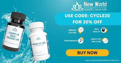 New World Health Brands - 20% off Cyclechex Pomotion cycle20 code