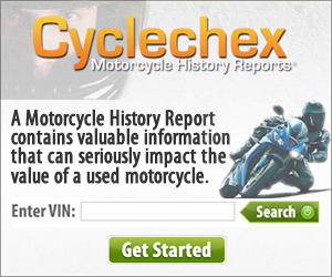 A Motorcycle History Report contains valuable information that can seriously impact the value of a used motorcycle.